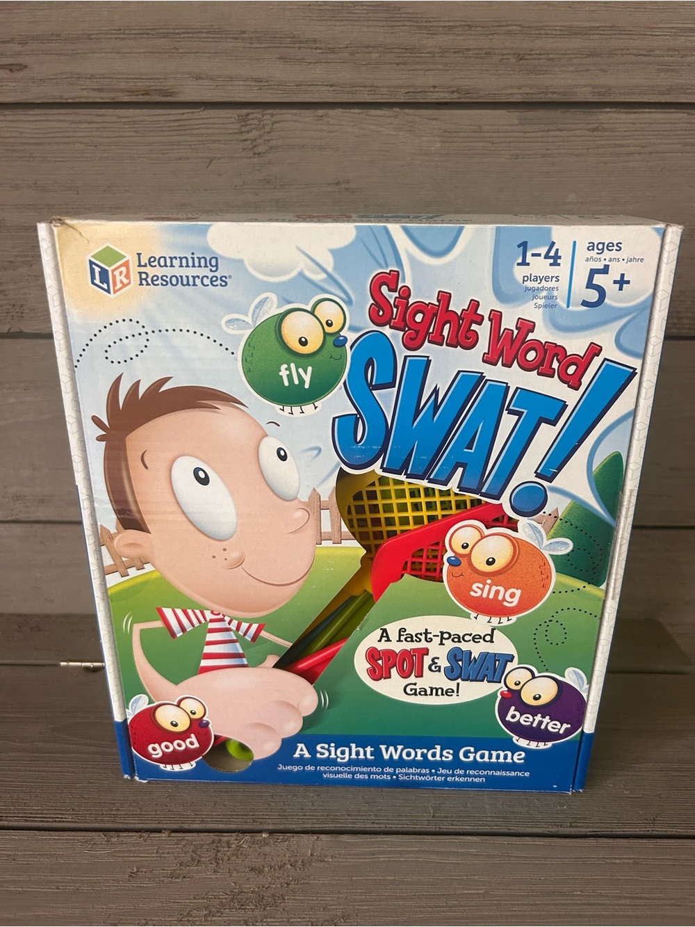 Learning Resources Sight Word SWAT! Educational Game – Blue